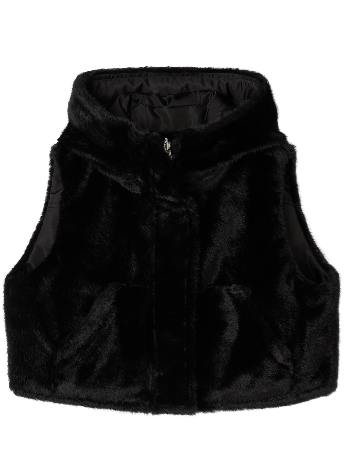 2Way リバーシブル ショート Fur ベスト