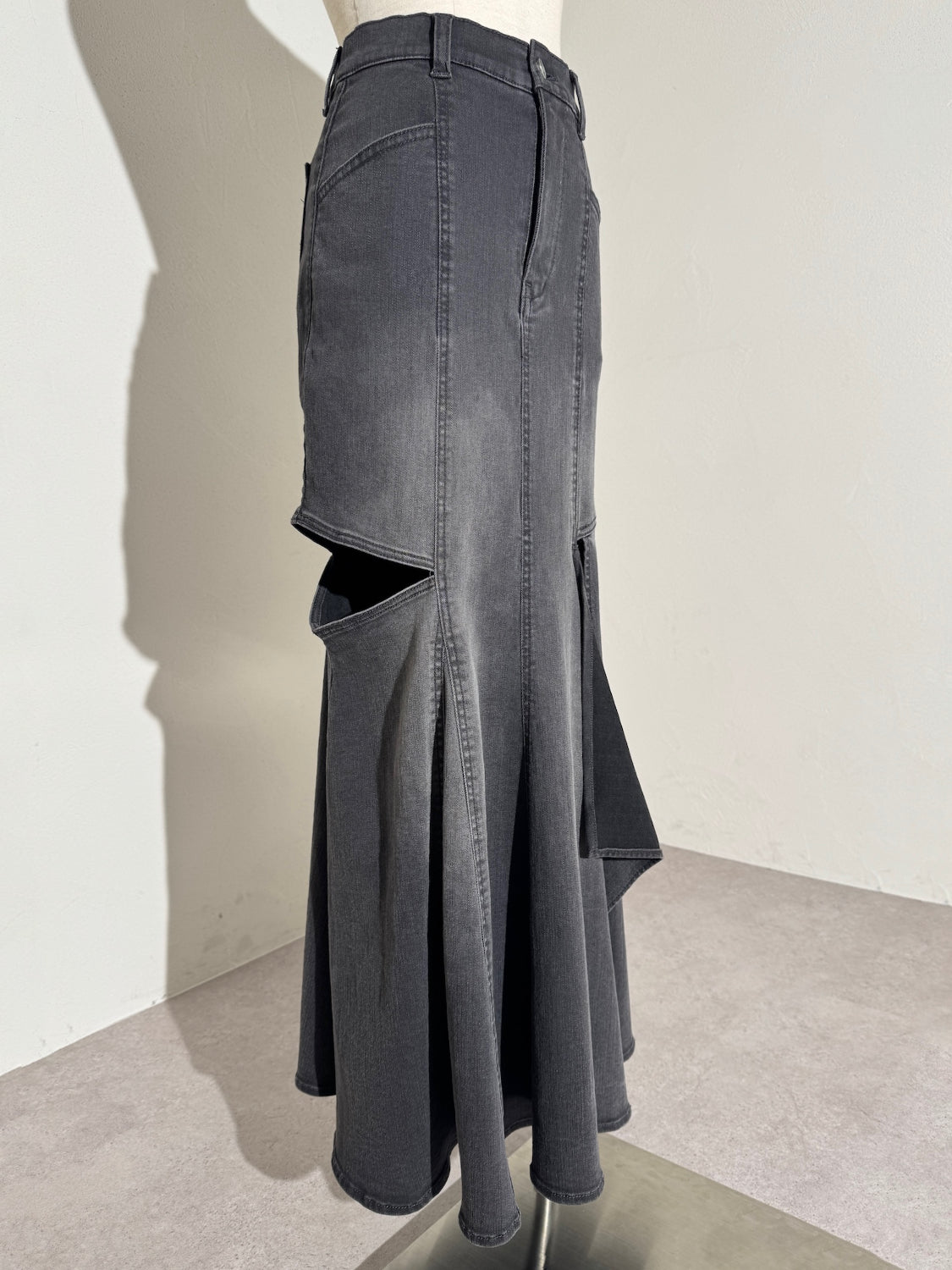 サイドホール マーメイド DENIMスカート