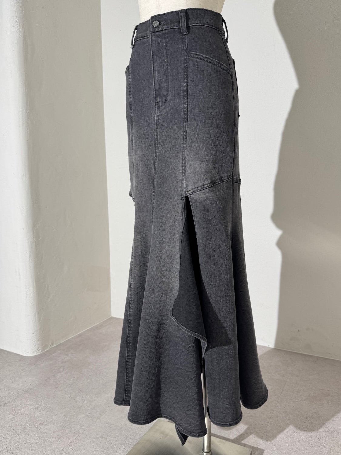 サイドホール マーメイド DENIMスカート
