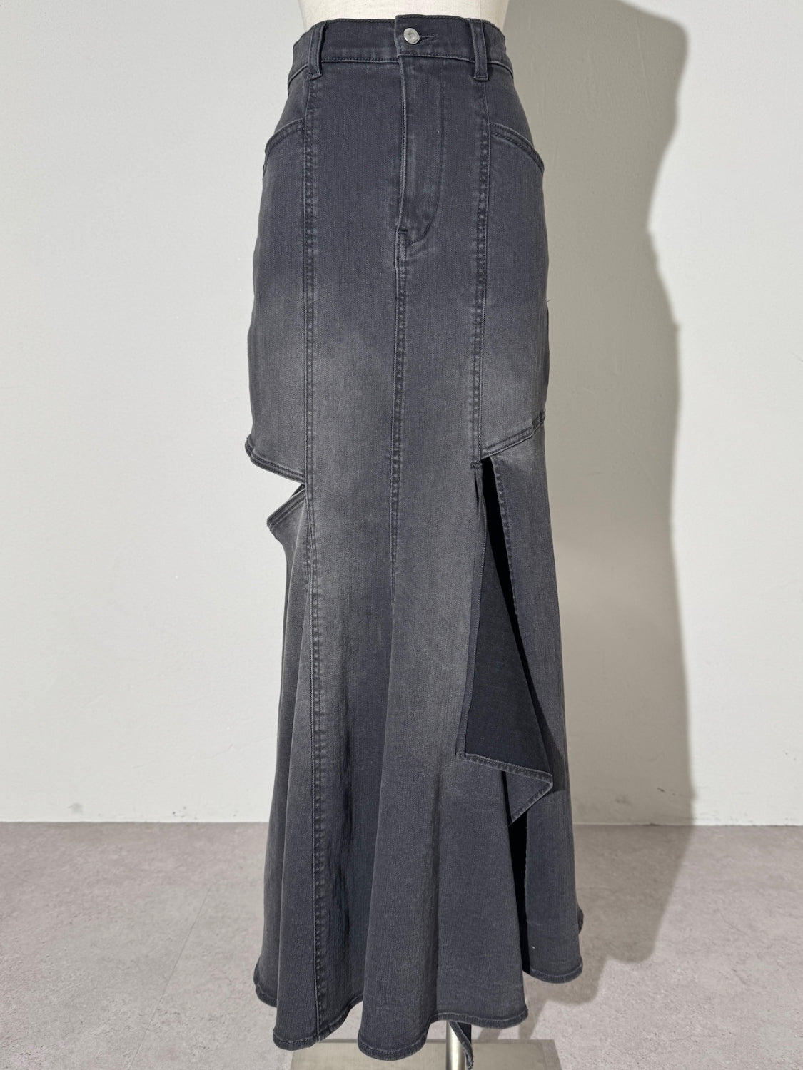 サイドホール マーメイド DENIMスカート