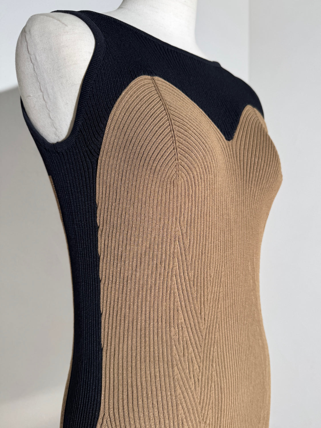 バイカラー KNIT ワンピース