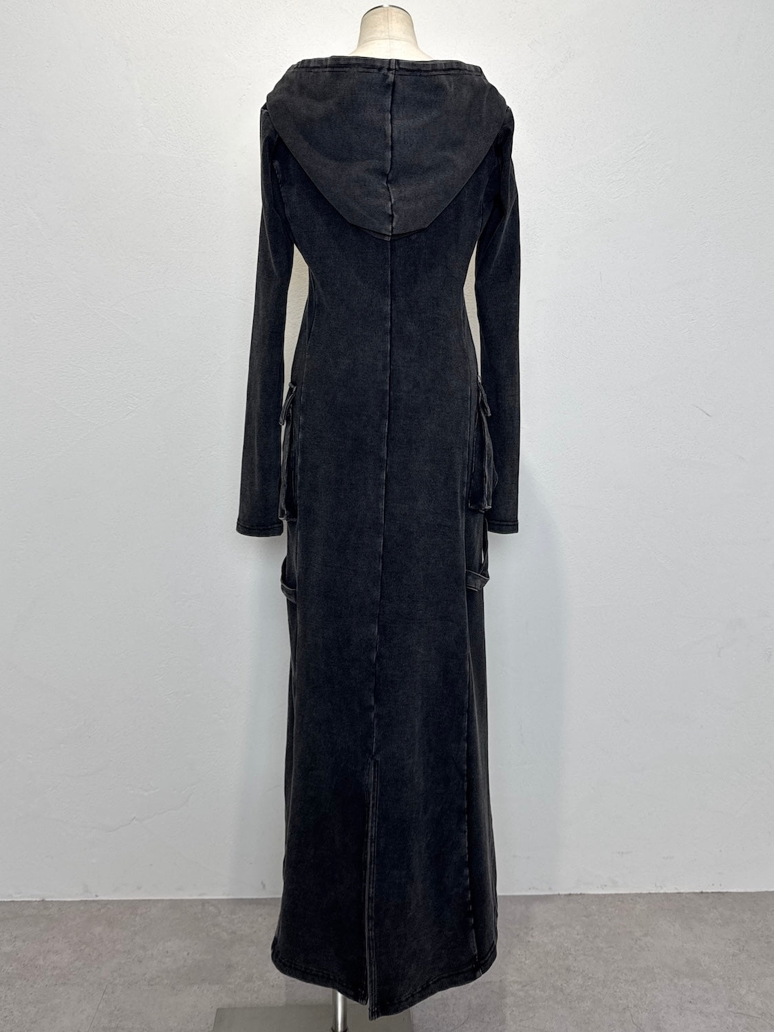 ピグメント Rib フーディー Zipワンピース