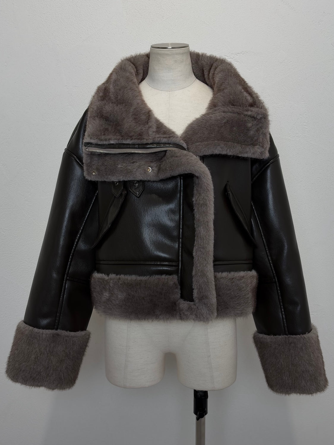 リバーシブル ボンディング Furジャケット