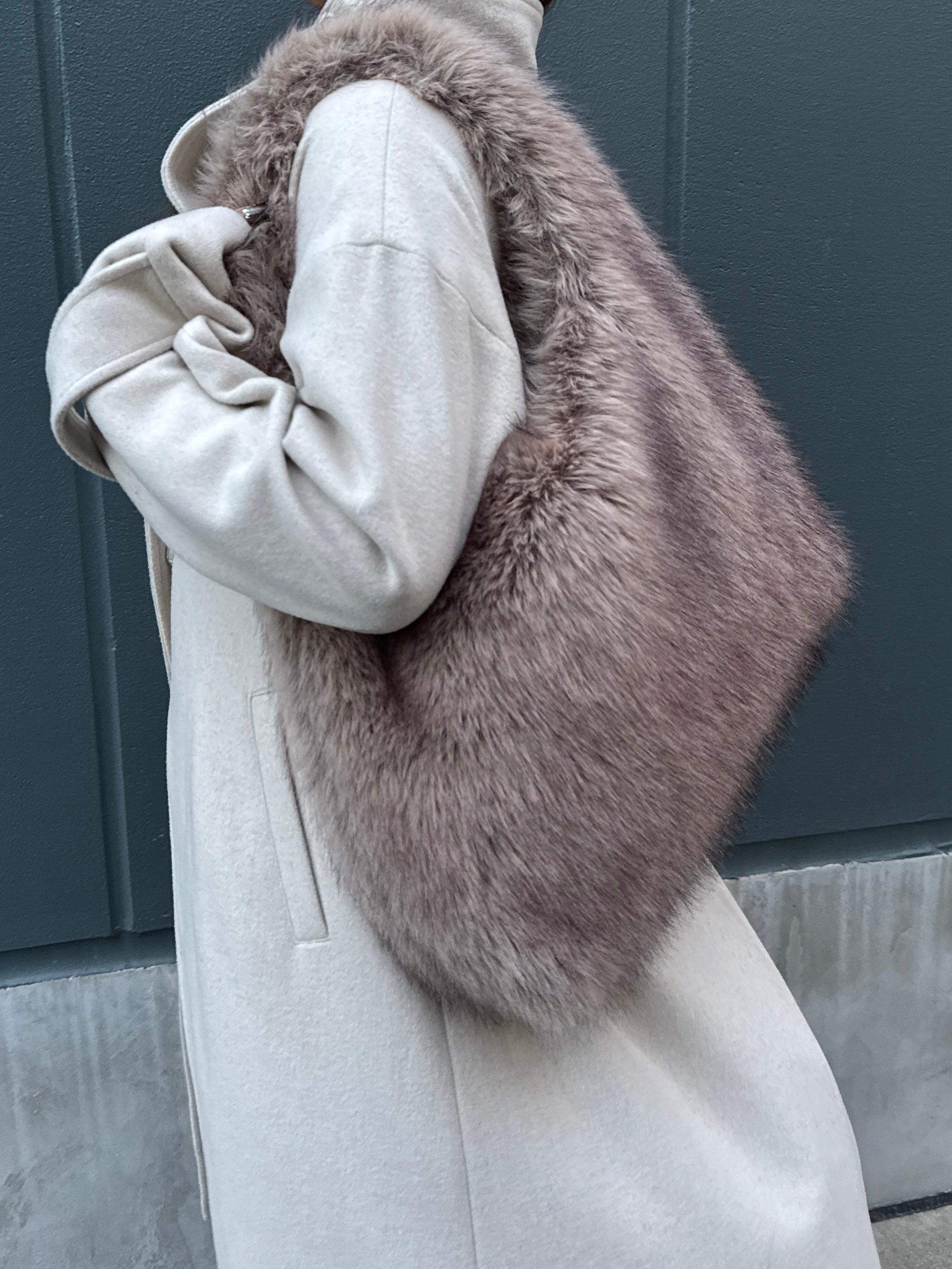 グラデーション Fur トートバッグ