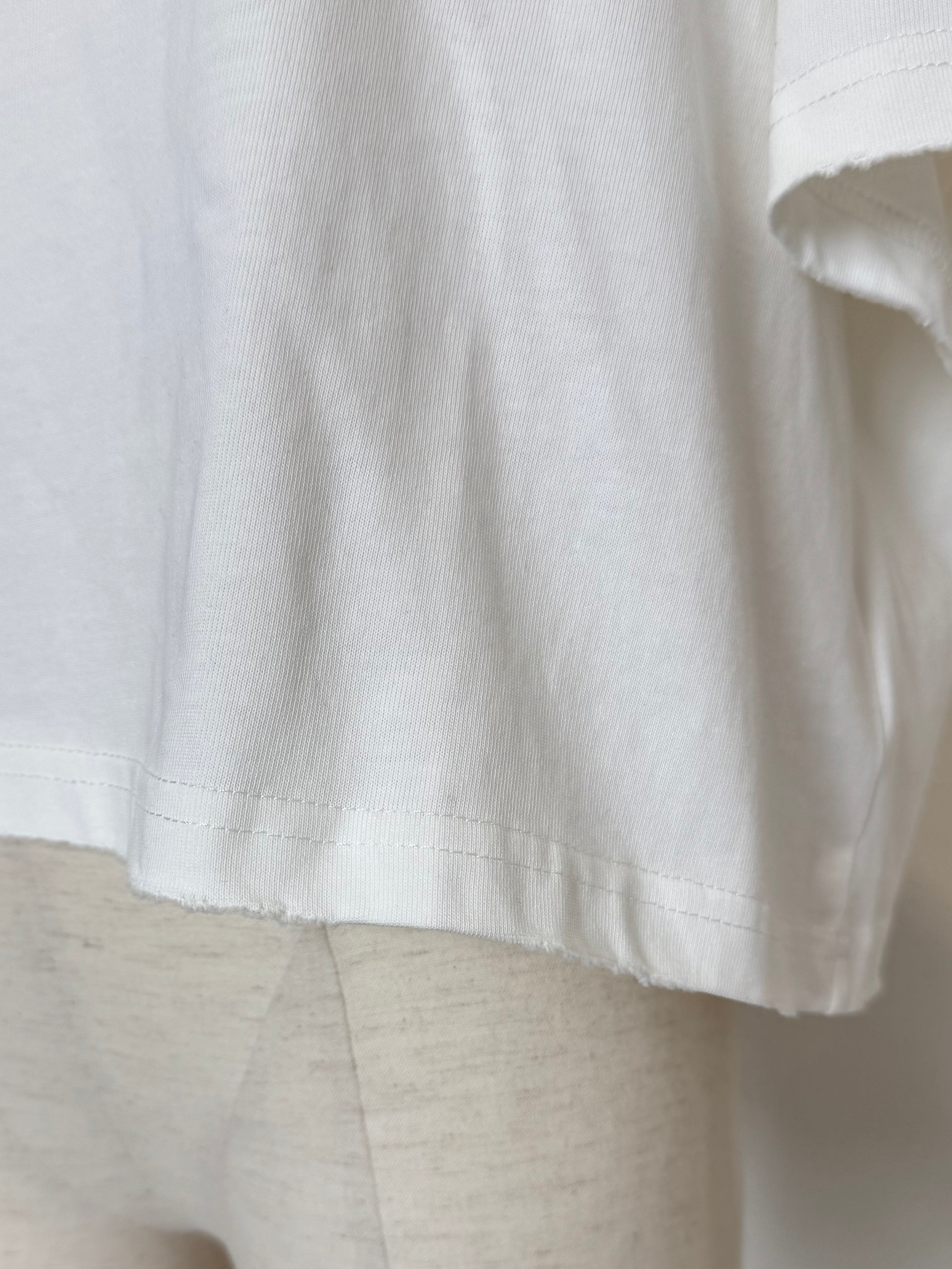 Short ピグメント ピアス Over TEE
