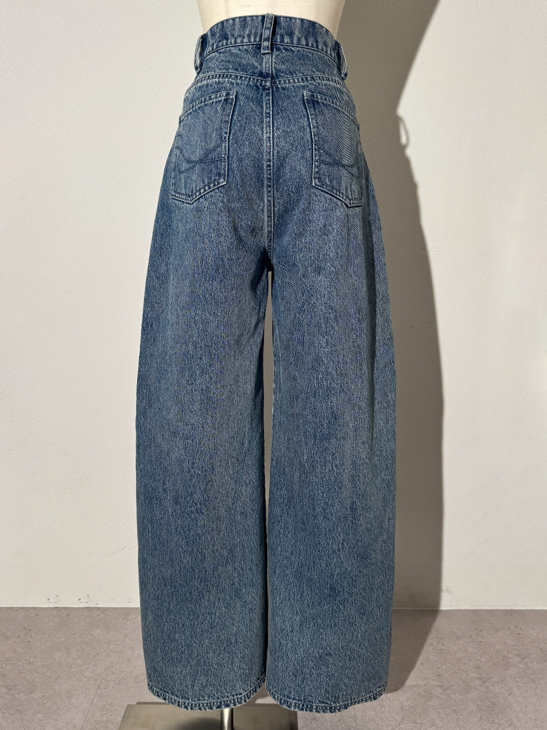 Multi ビジュー ワイド DENIM パンツ