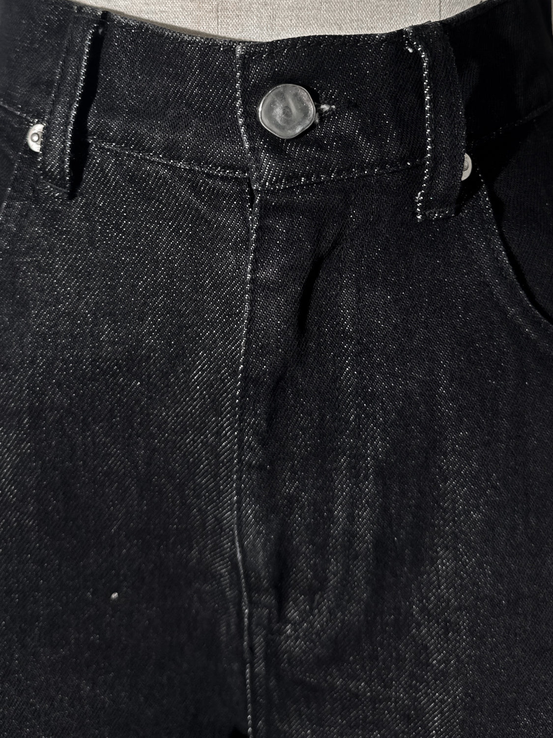 Multi ビジュー ワイド DENIM パンツ