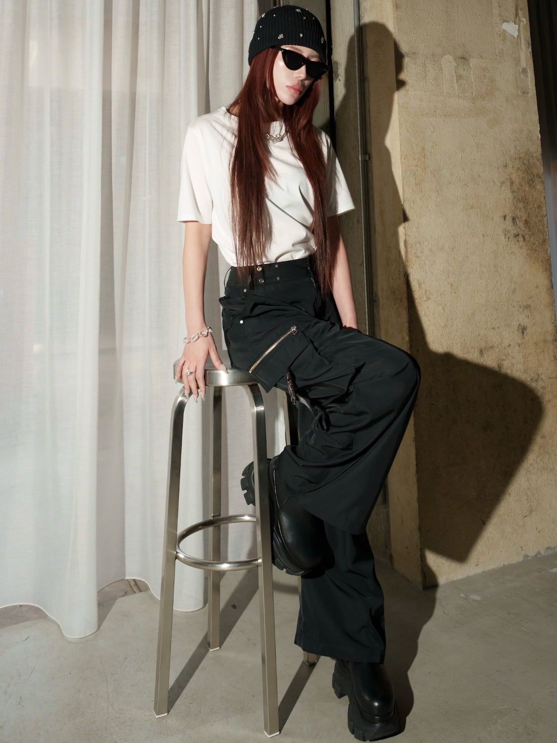 Multi ビジュー Summer KNITキャップ