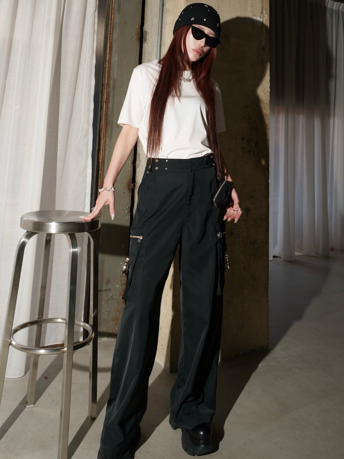 Multi ビジュー Summer KNITキャップ