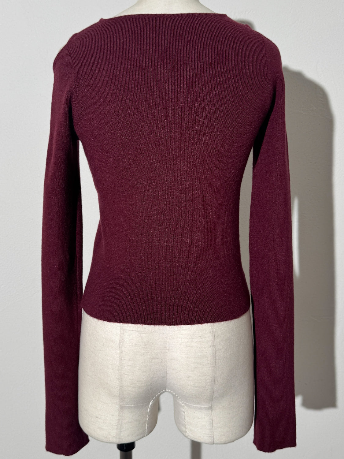 カット ストラップ KNIT ロングスリーブ