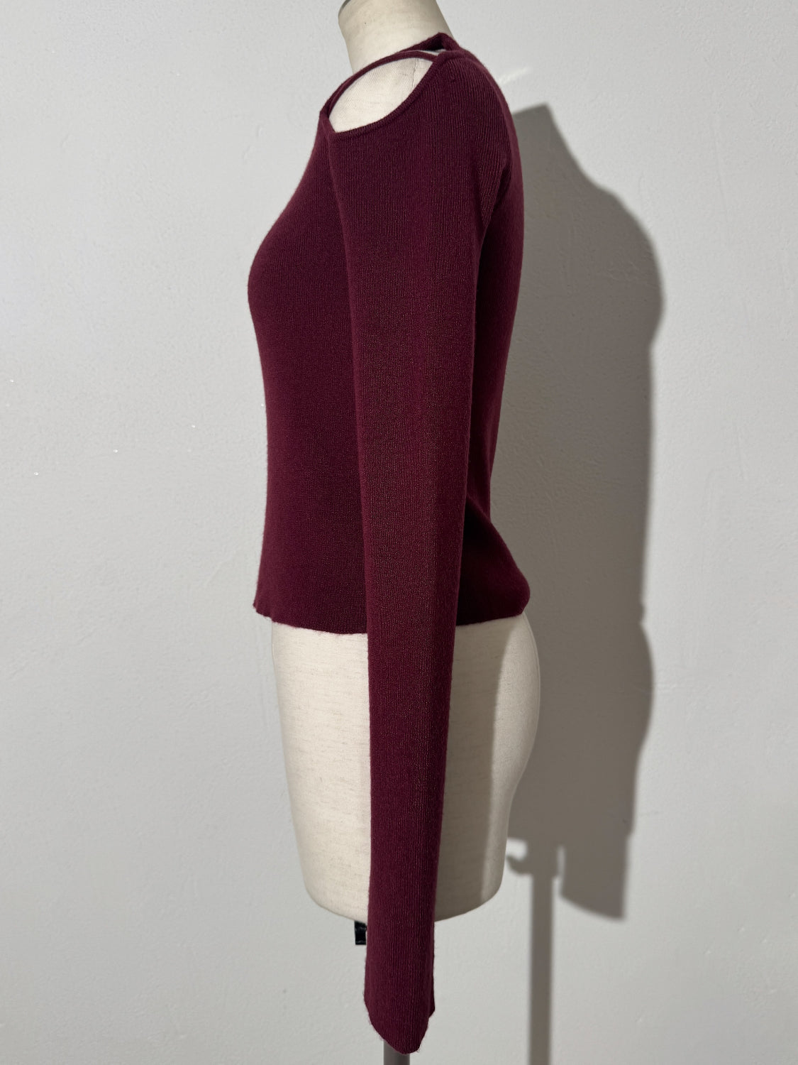 カット ストラップ KNIT ロングスリーブ