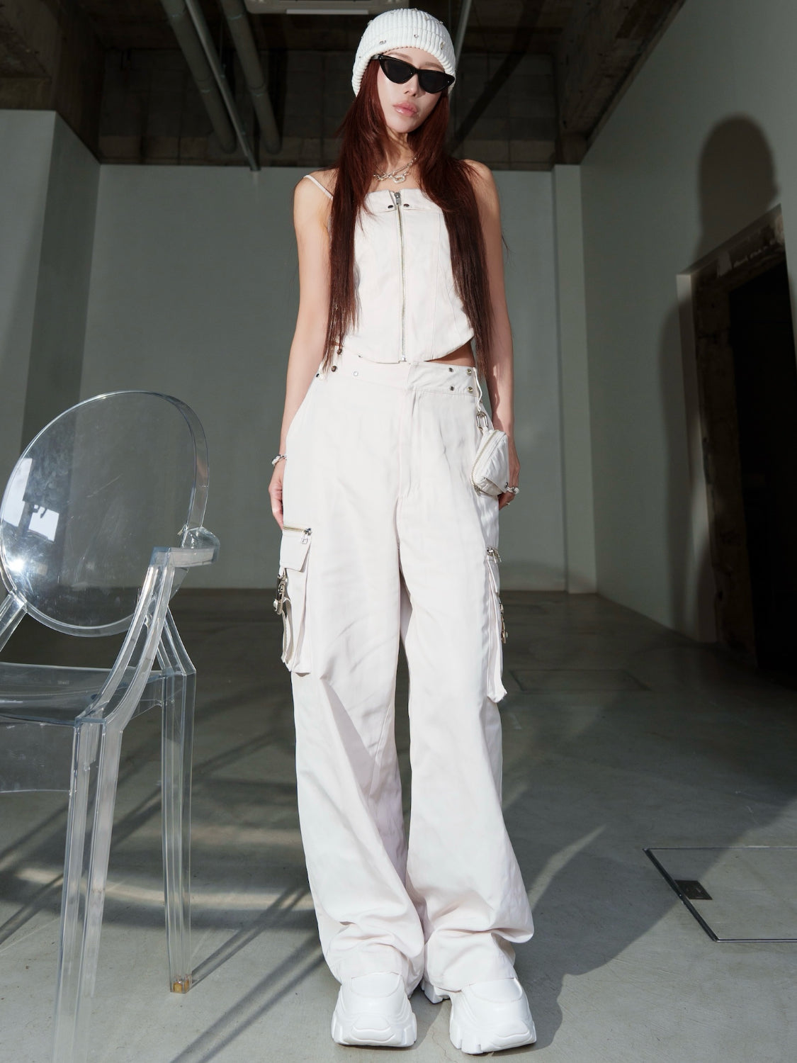 Multi ビジュー Summer KNITキャップ
