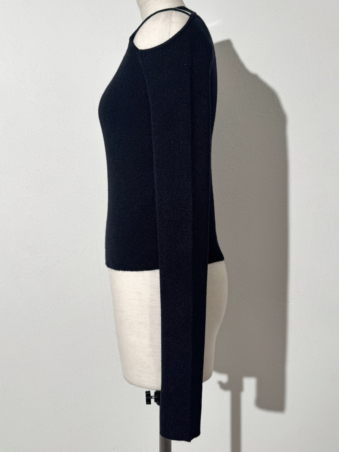 カット ストラップ KNIT ロングスリーブ