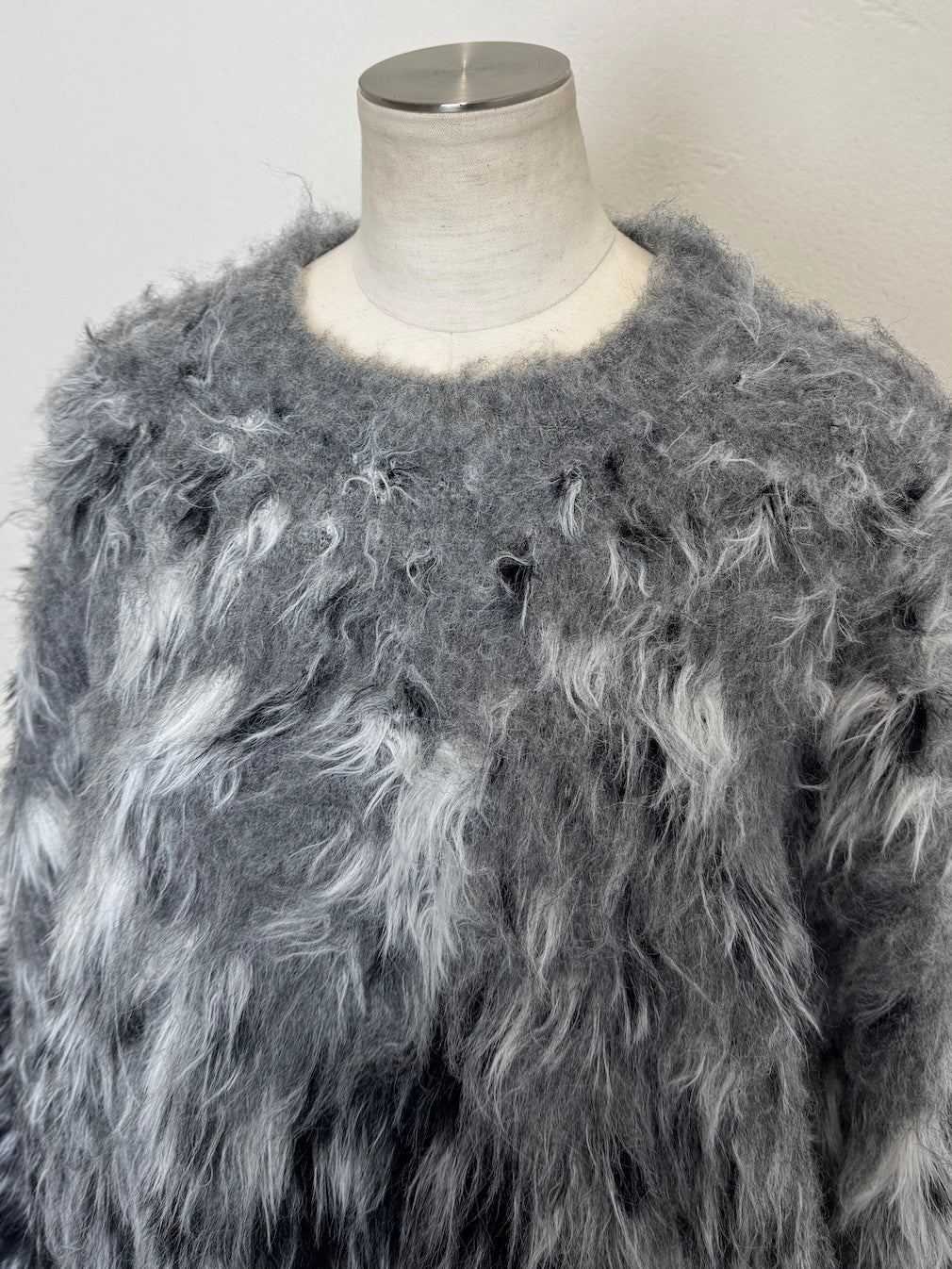 グラデーション Hairy KNIT プルオーバー