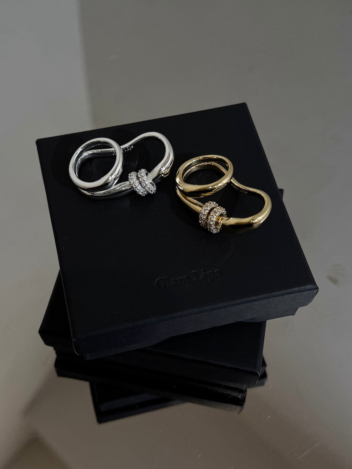 パヴェチャーム NUANCE Twin リング