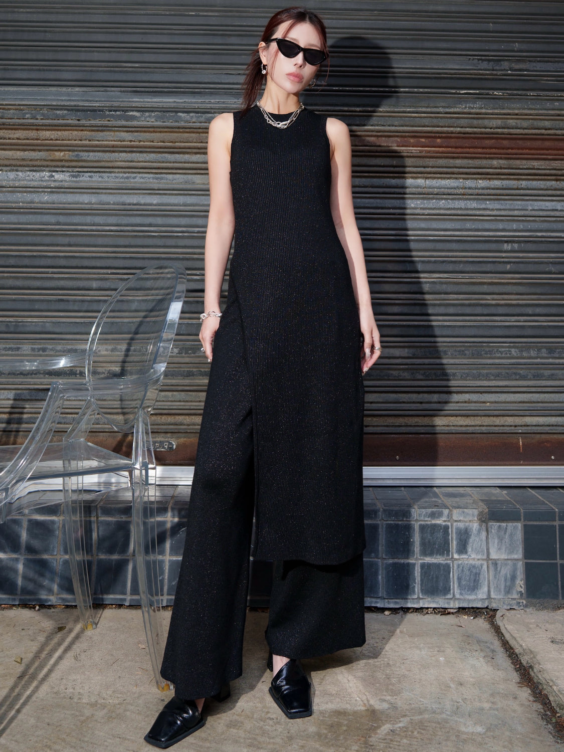 COLOR：ブラック<br>MODEL：159cm