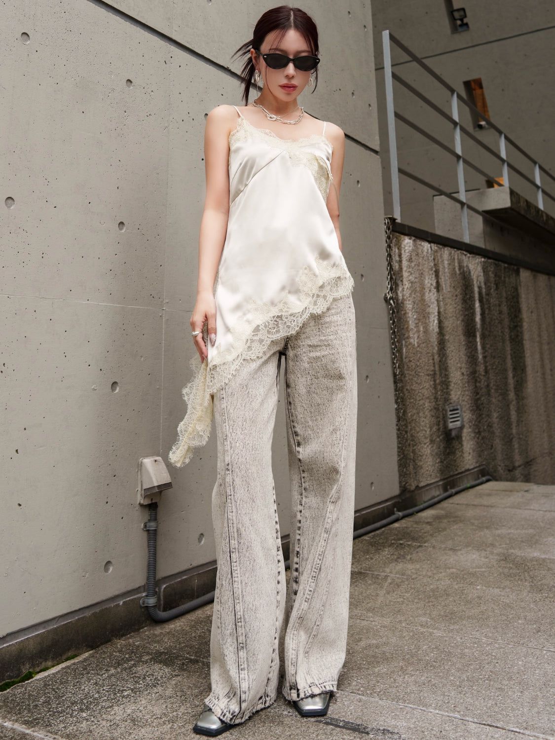 ダイアゴナル シーム ワイド DENIM