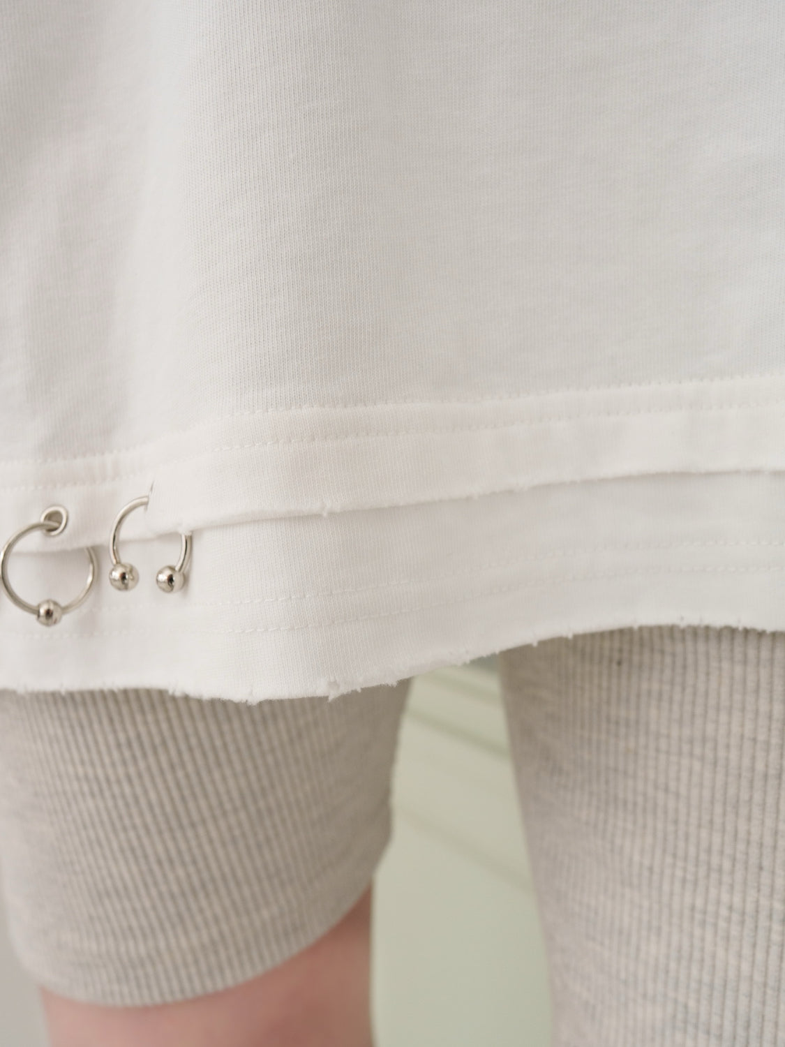 [UNISEX] Washed パヴェドロップ Over TEE