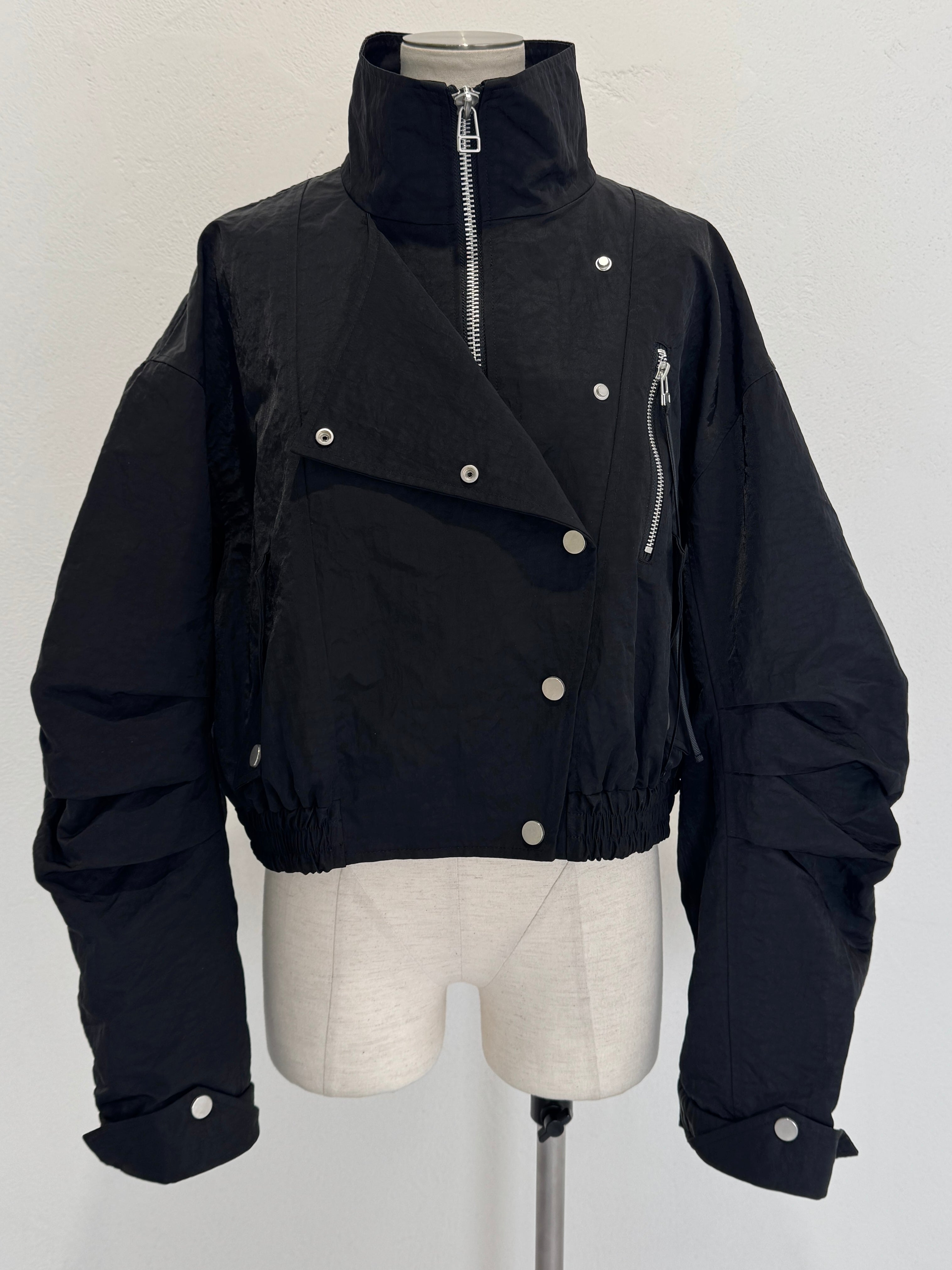 ミリタリー ライダースルック ブルゾン