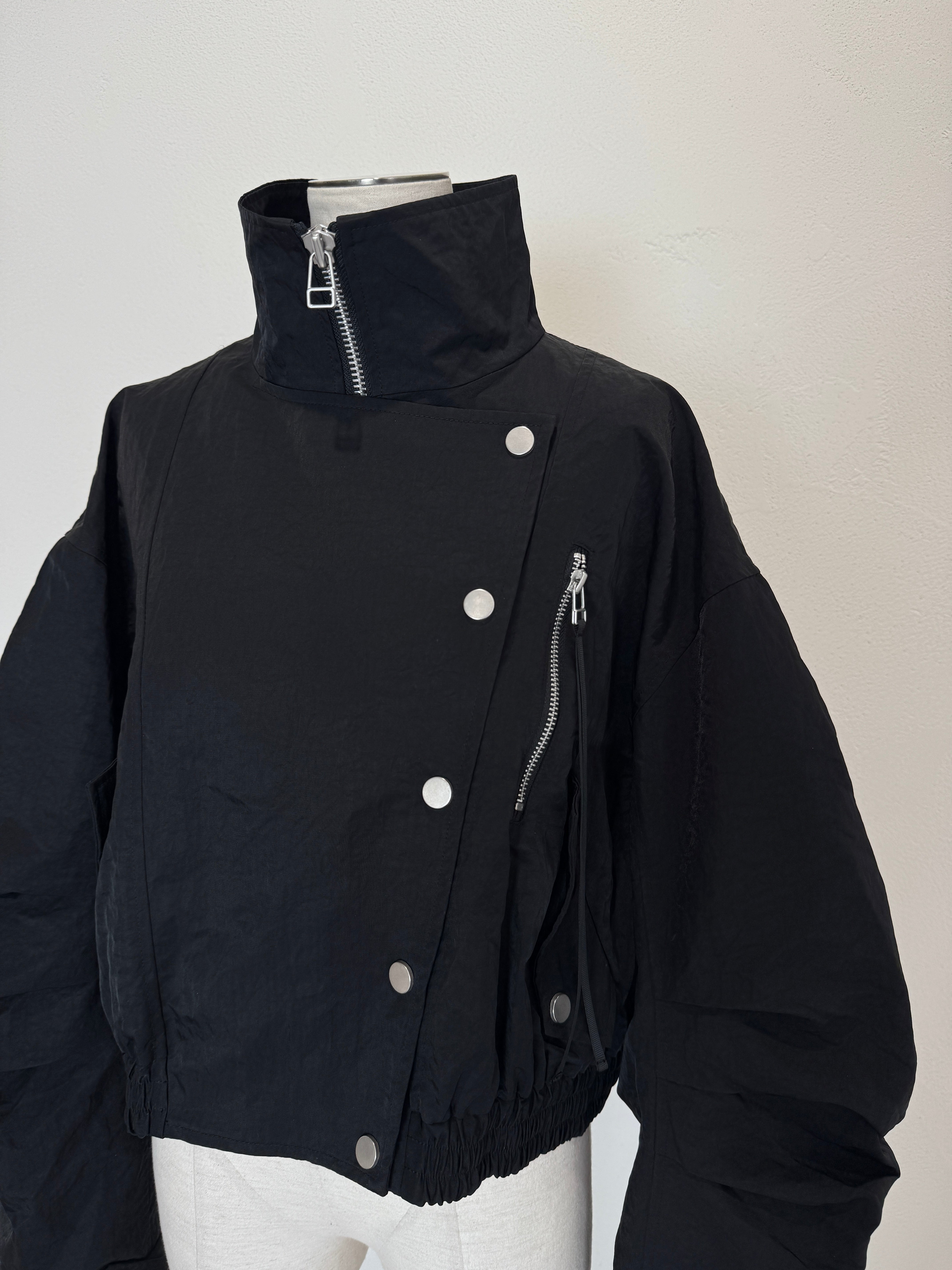 ミリタリー ライダースルック ブルゾン