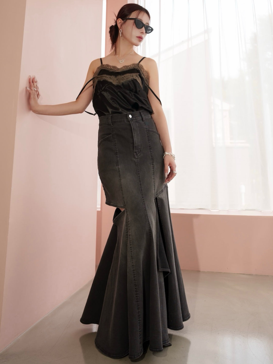 MODEL：159cm
