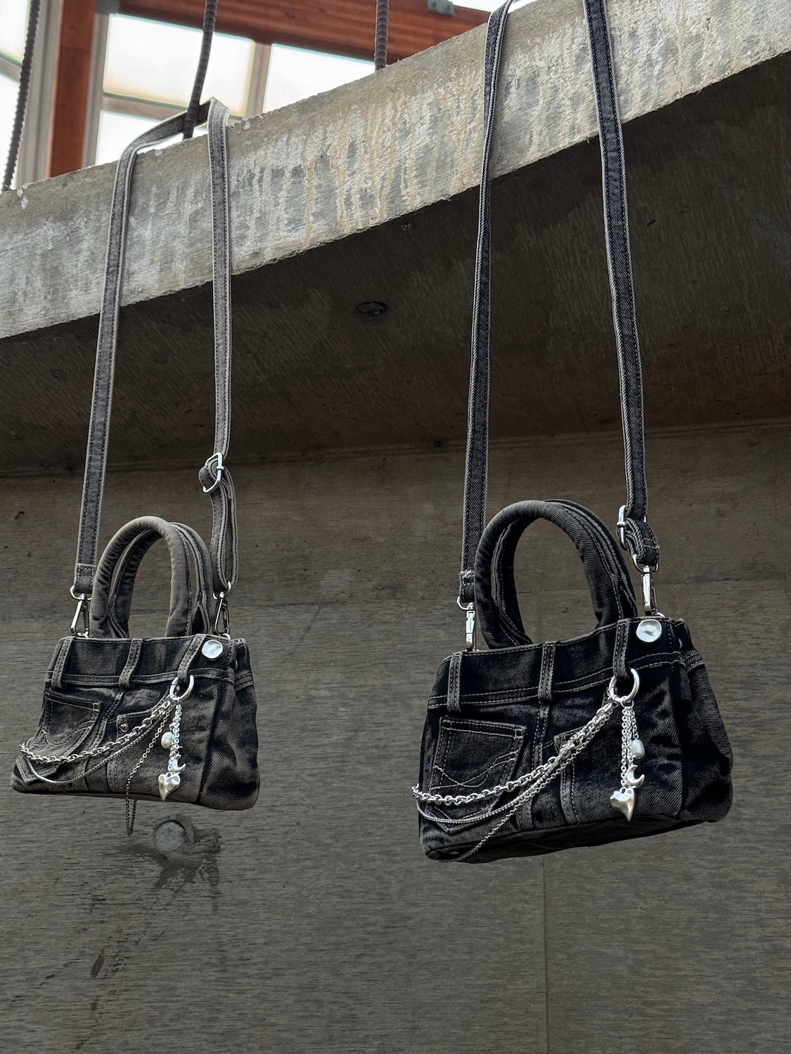 DENIM ミニ トートバッグ