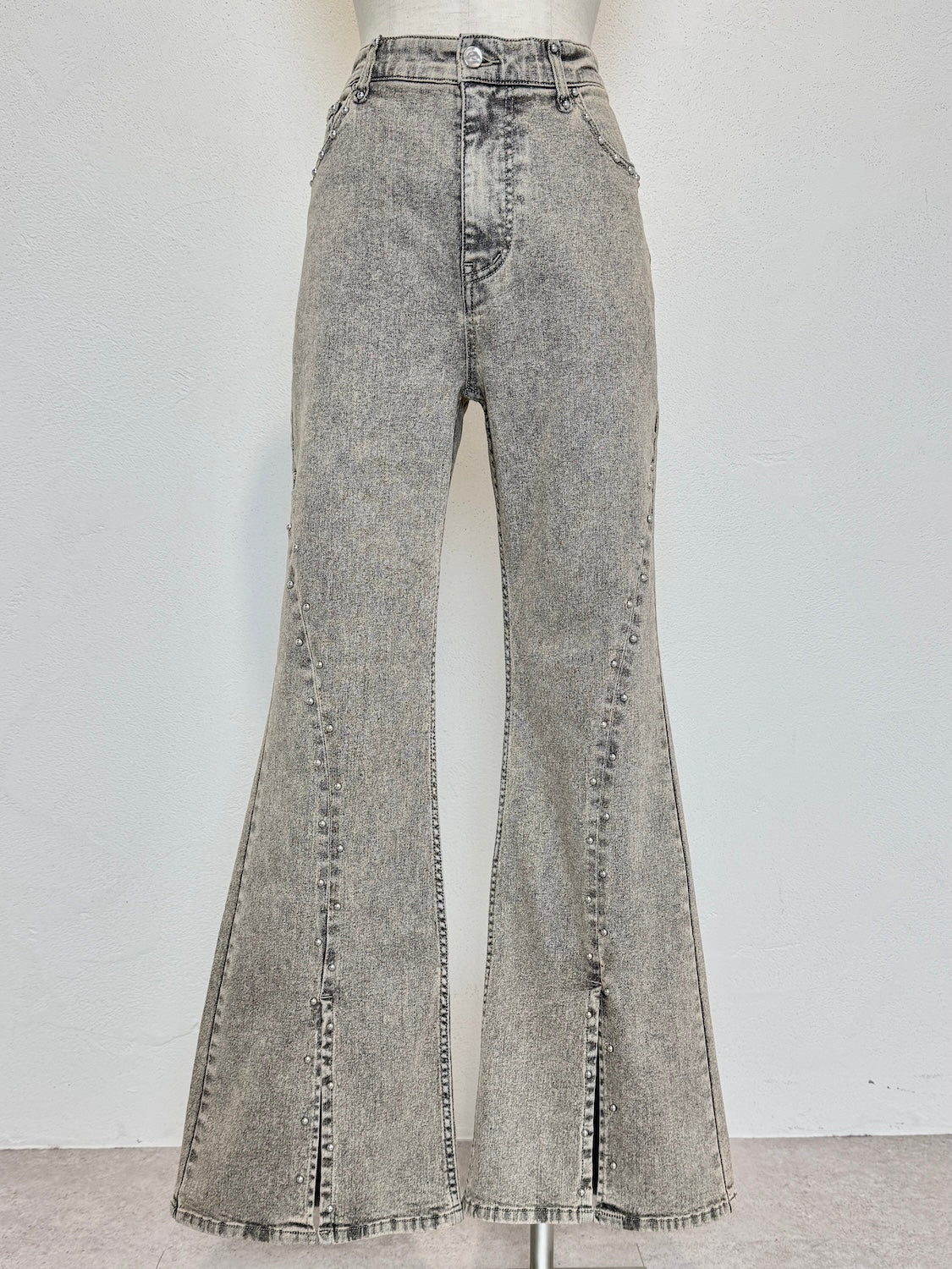 Multi スタッズ Stretch デニム