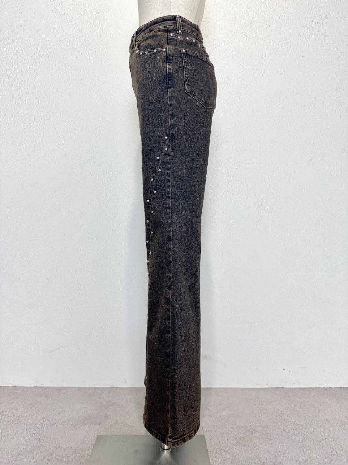 Multi スタッズ Stretch デニム