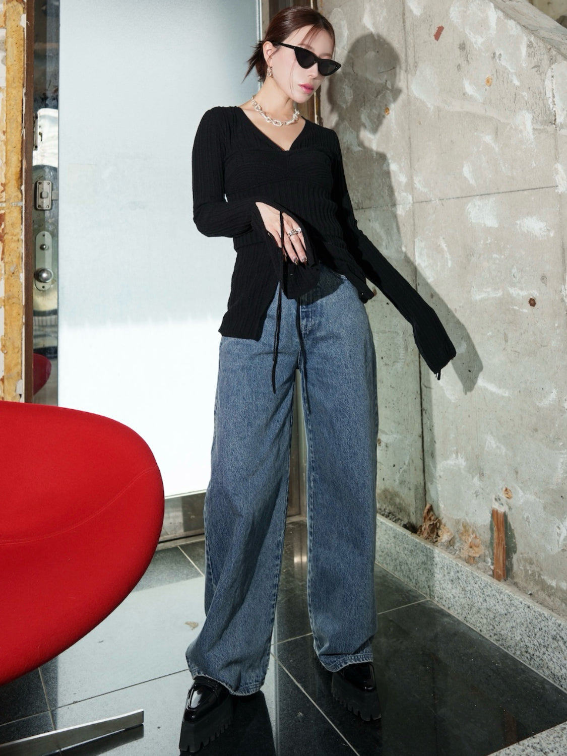 BASIC ワイド DENIM パンツ
