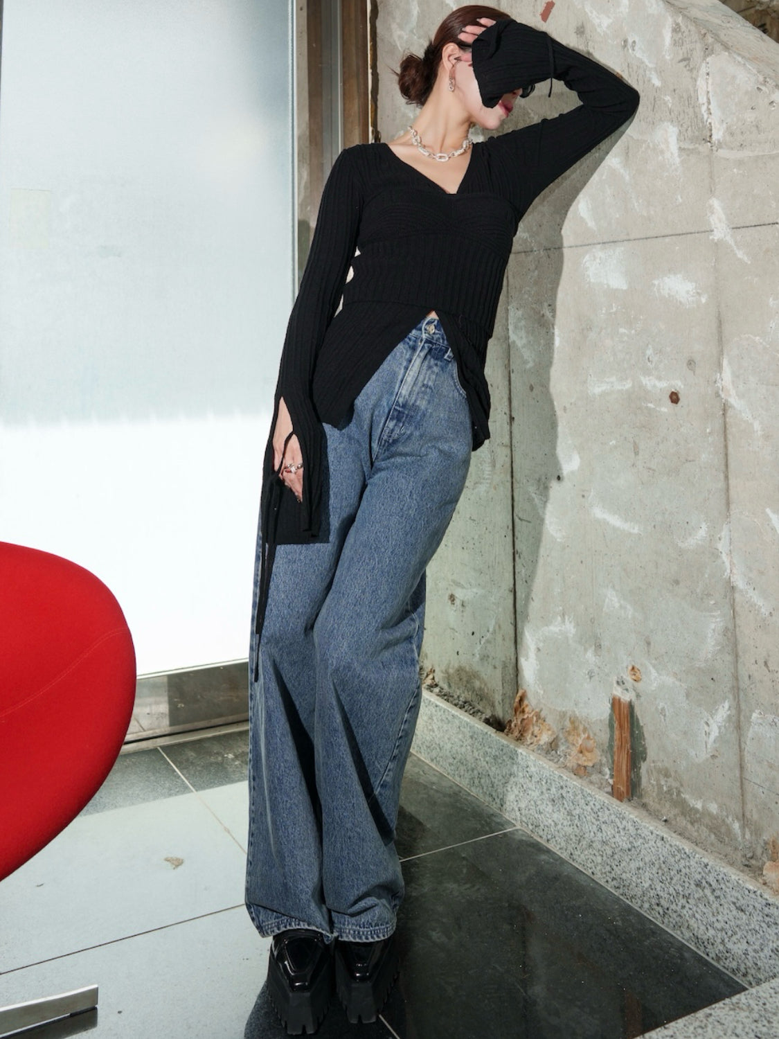 BASIC ワイド DENIM パンツ