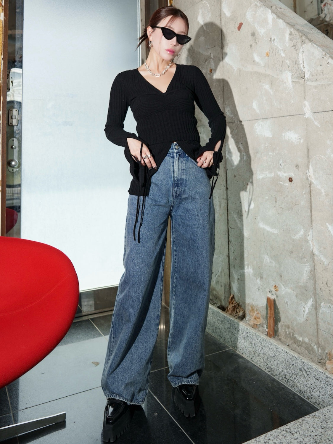 BASIC ワイド DENIM パンツ