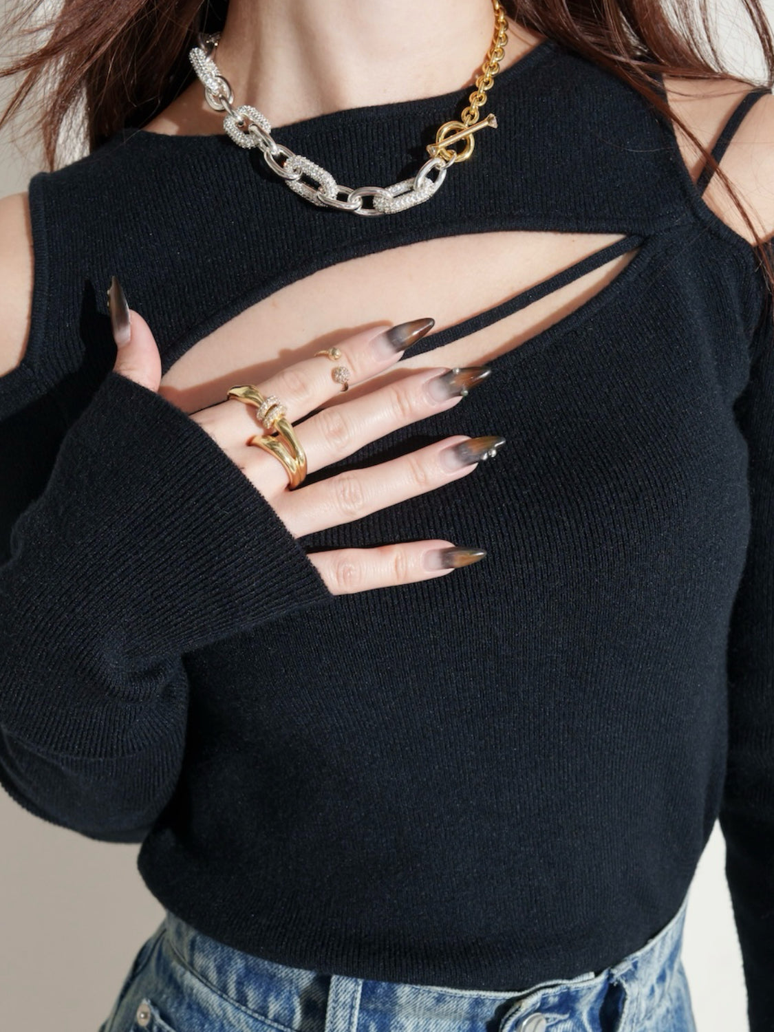 Oval Link マンテル ネックレス