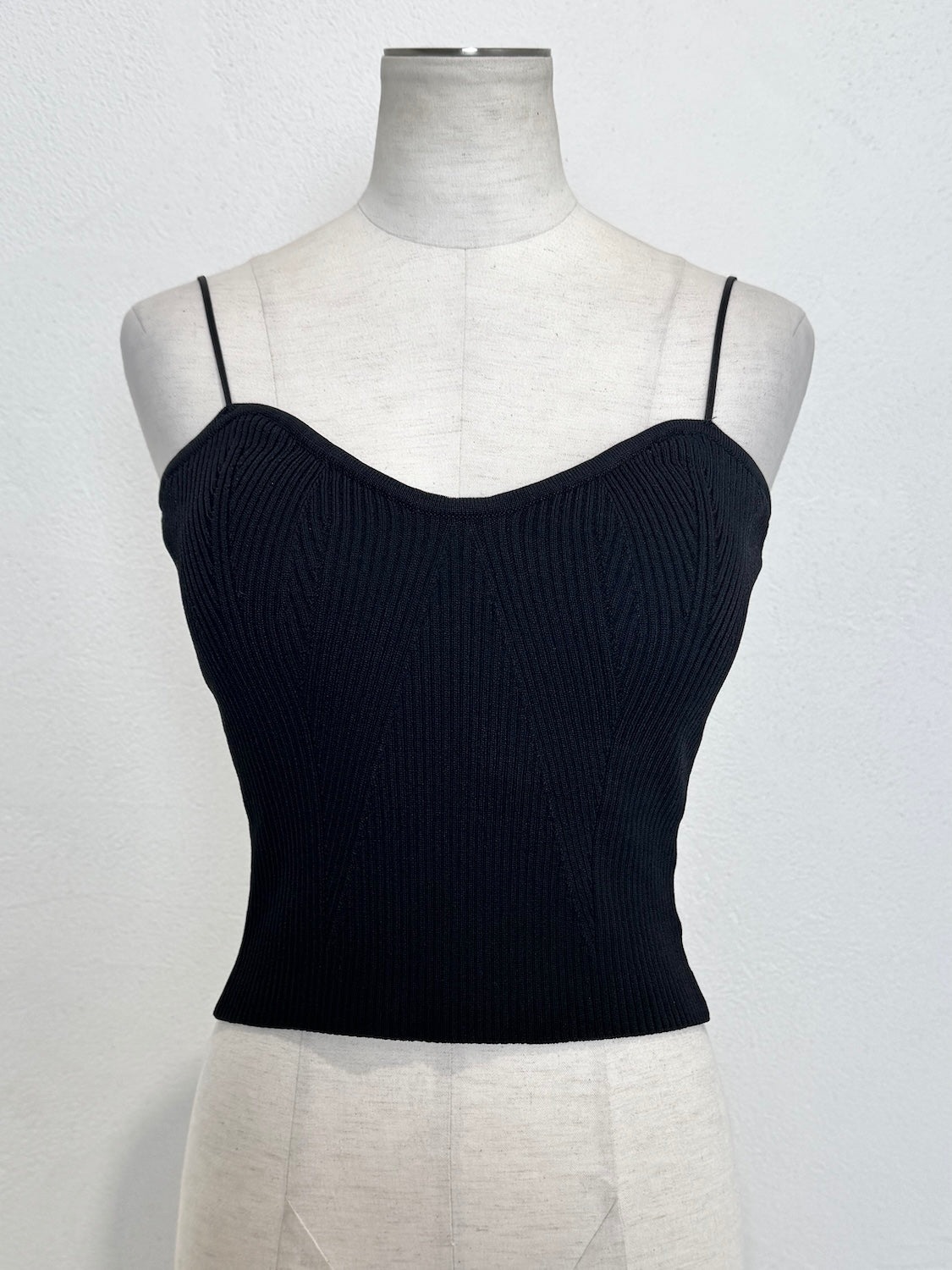 デザインリブ KNIT キャミソール