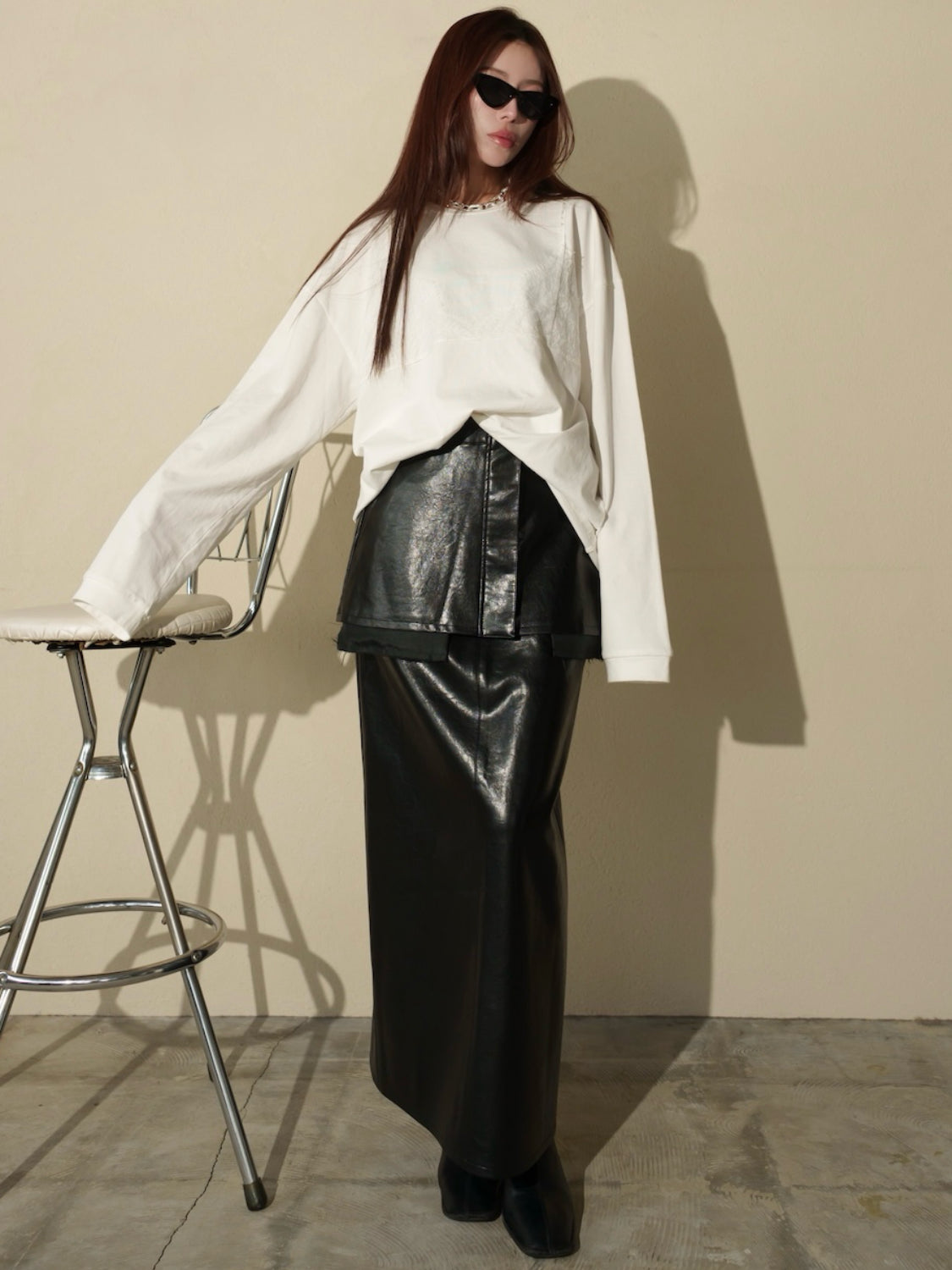 MODEL：159cm<br>着用サイズ：0