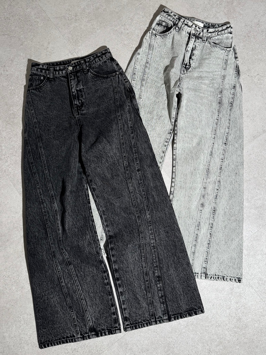 ダイアゴナル シーム ワイド DENIM