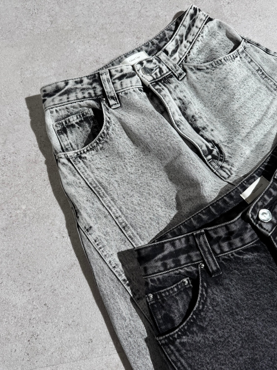 ダイアゴナル シーム ワイド DENIM