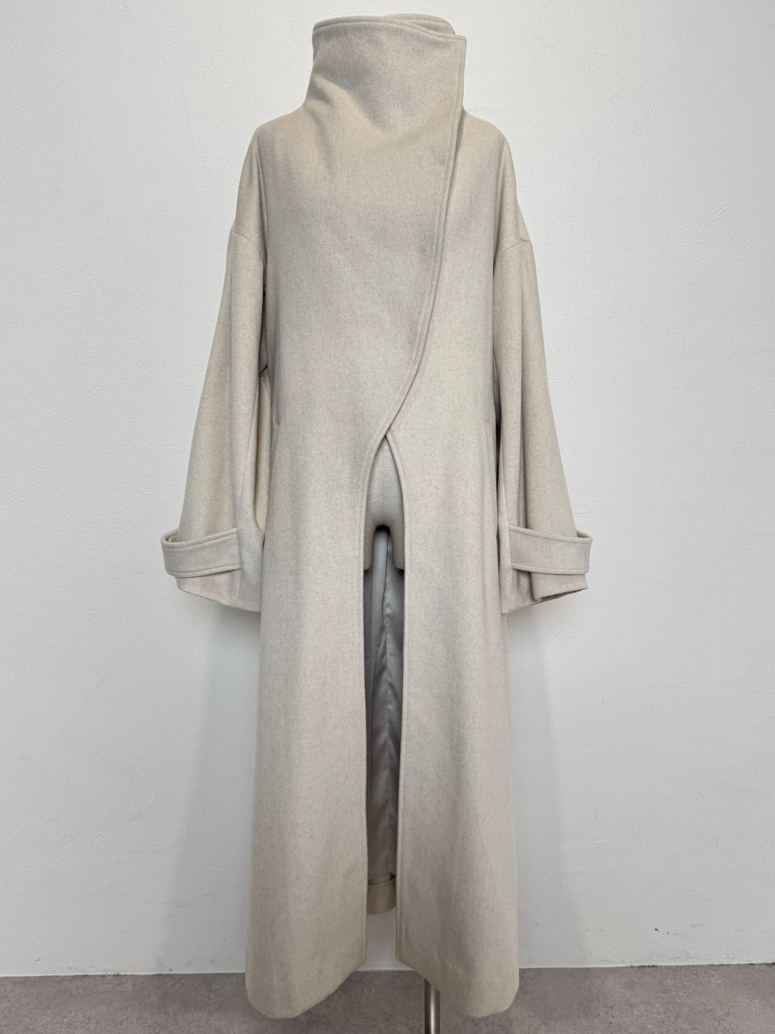 フロントカット スタンド WOOL コート