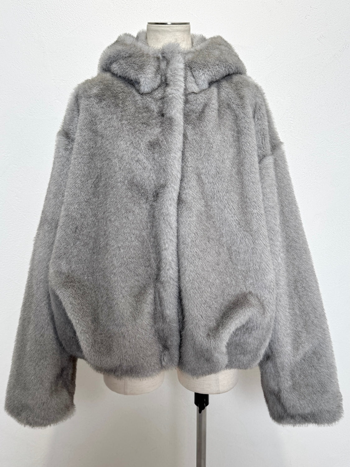 Fur フーディー ヘムタック ブルゾン