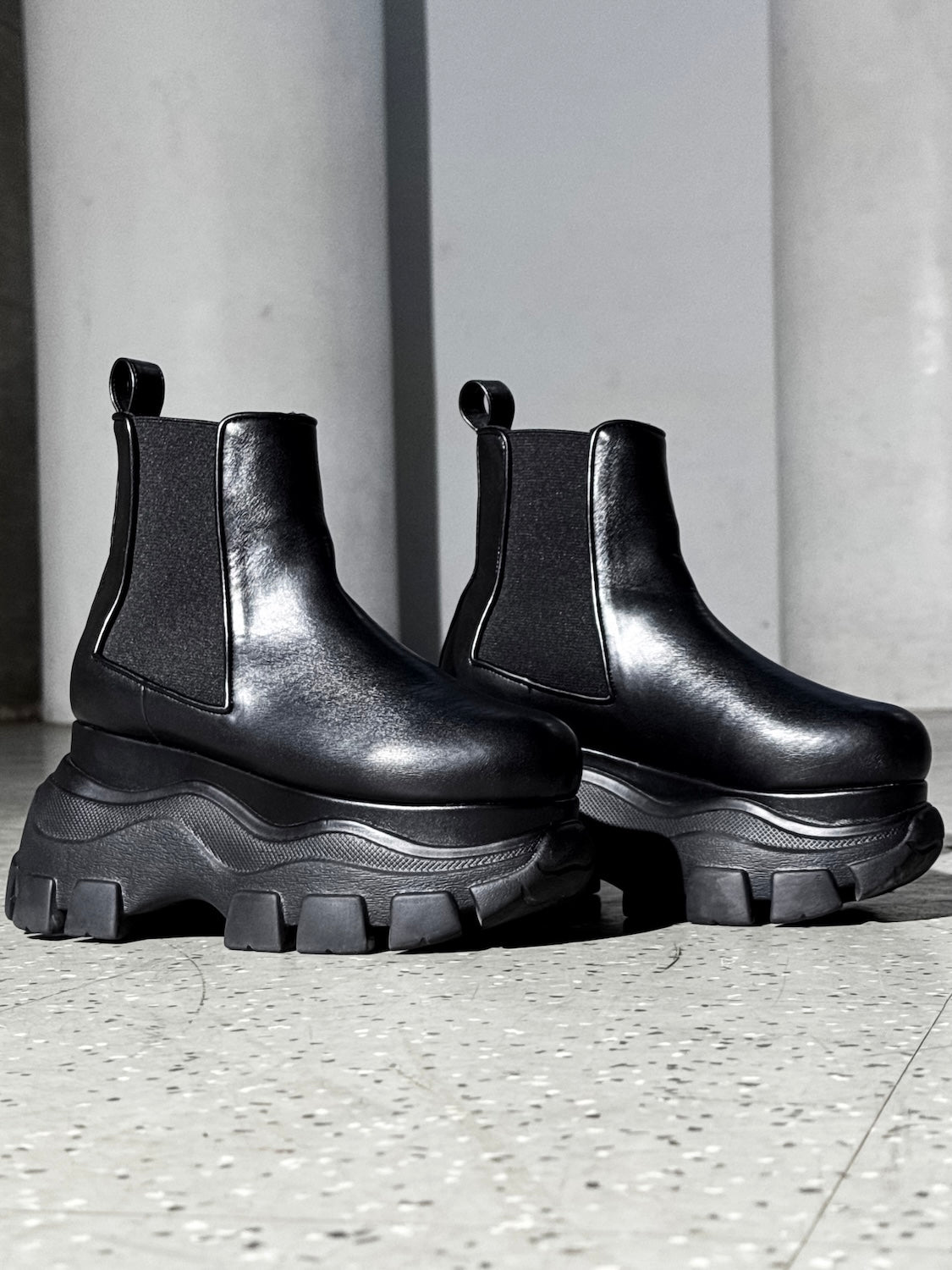 Glam Lips DOUBLE ソール サイドゴア BOOTS M 美品 Double ソール サイドゴアBoots