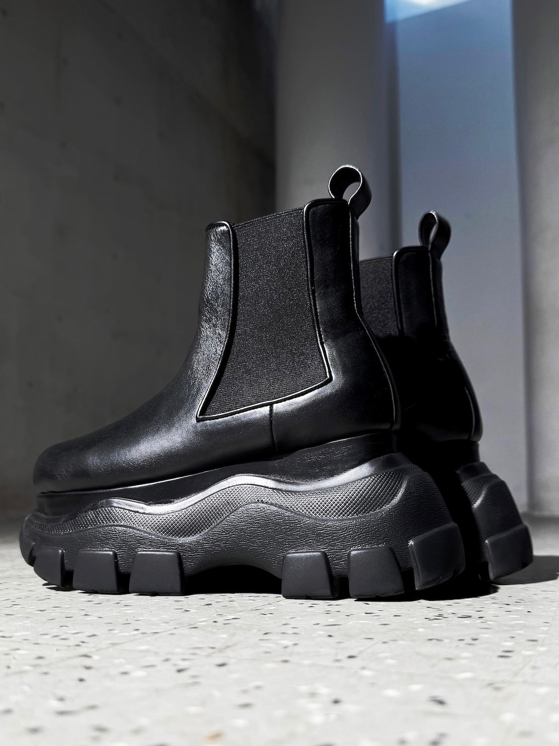 Glam Lips DOUBLE ソール サイドゴア BOOTS M 美品 Double ソール サイドゴアBoots