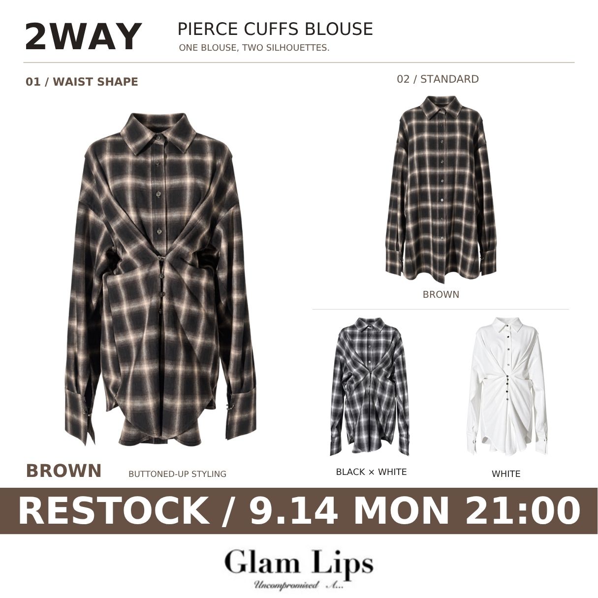 Glam lips グラムリップス ベリンボーン　ニット　ワンピース　アリシア Glam Lips(グラムリップス) OFFICIAL ONLINE STORE