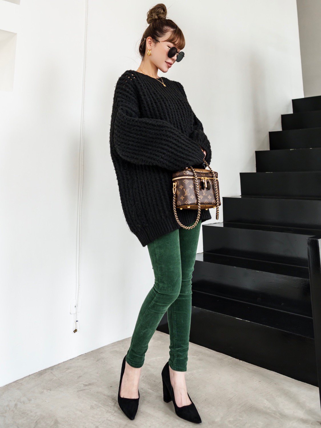 メッシュ Knit プルオーバー