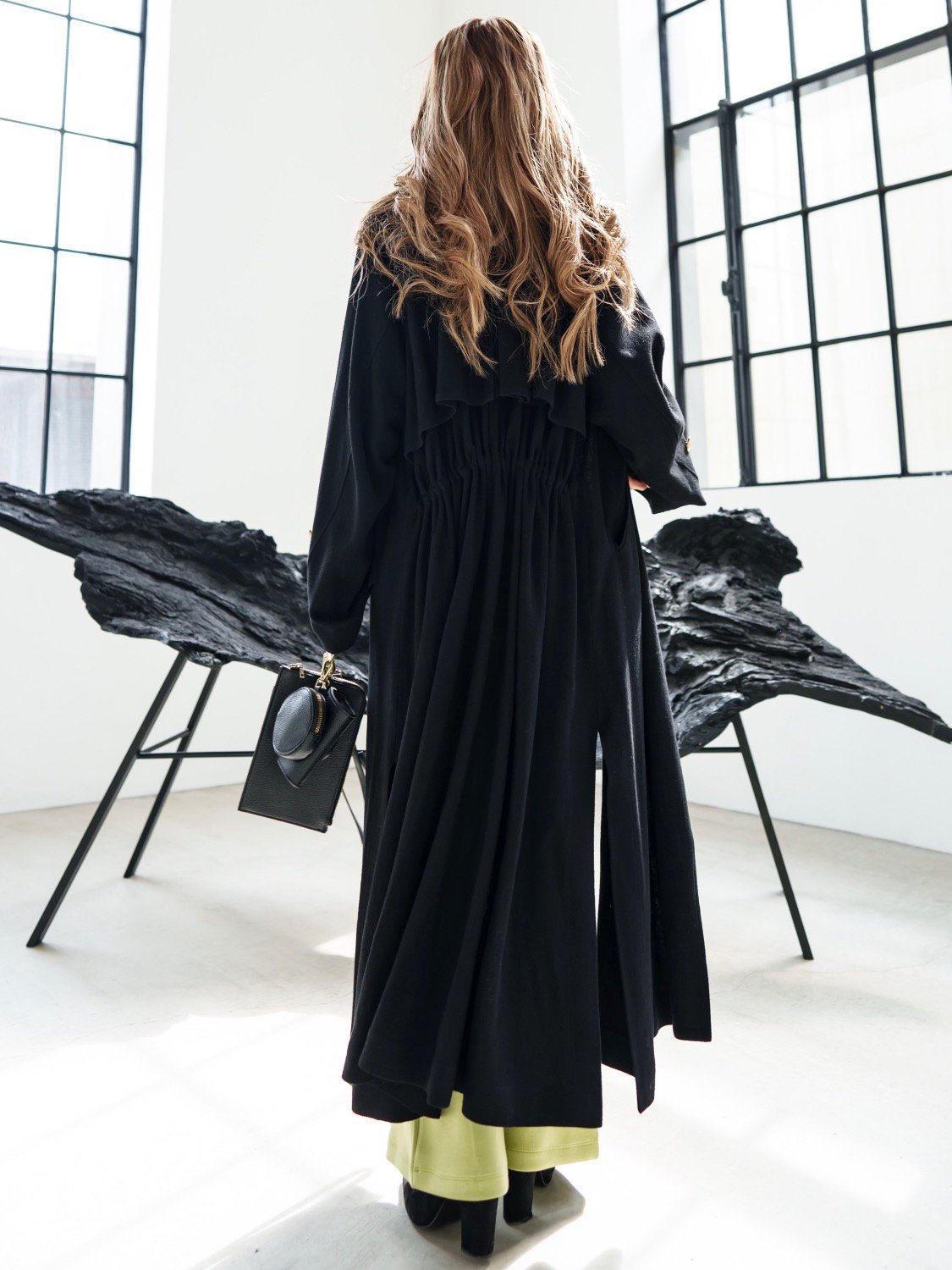 リネン ドロスト トレンチCoat