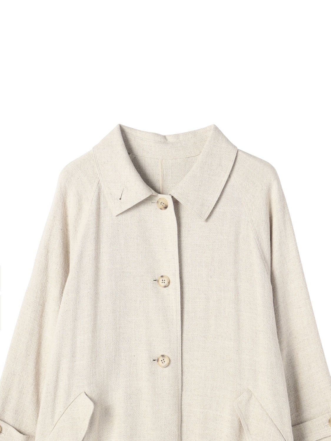 リネン ドロスト トレンチCoat